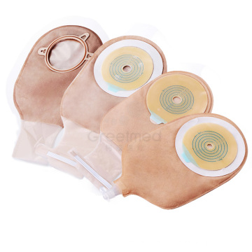 Wholesale Price Single Use Medical Consumables Disposable 45mm 57mm 70mm Stoma Ostomy Colostomy Bag With Clip